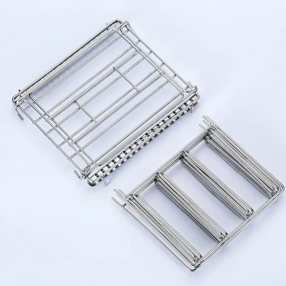 Vertical Mount Vide Rack Divider Stainless Steel 5 Detachable Dividers Sous-Vide Machine Ensures Even Warming Collapsible