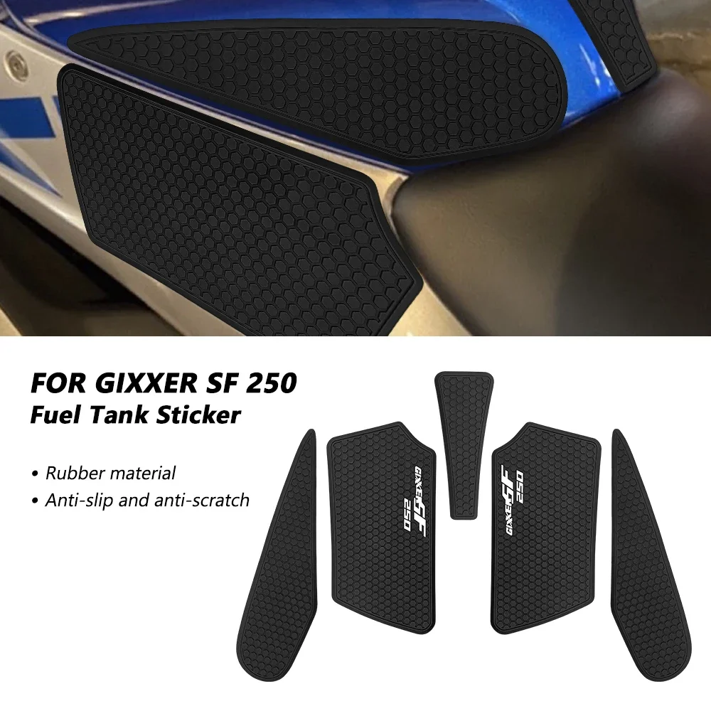 Motorcycle accessories For GIXXER SF 250 23 24 Fuel Tank Cap Sticker Pad Tank Cover Anti Slip Protector GIXXER SF 250 Tank Stick