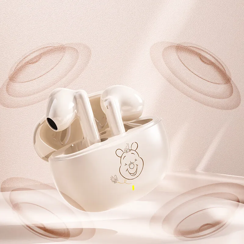 New Disney J-01 Wireless Headphones Bluetooth 5.3 Ultra Long Standby HIFI Sound Quality Earphones Cartoon Mickey & Lotso Earburd