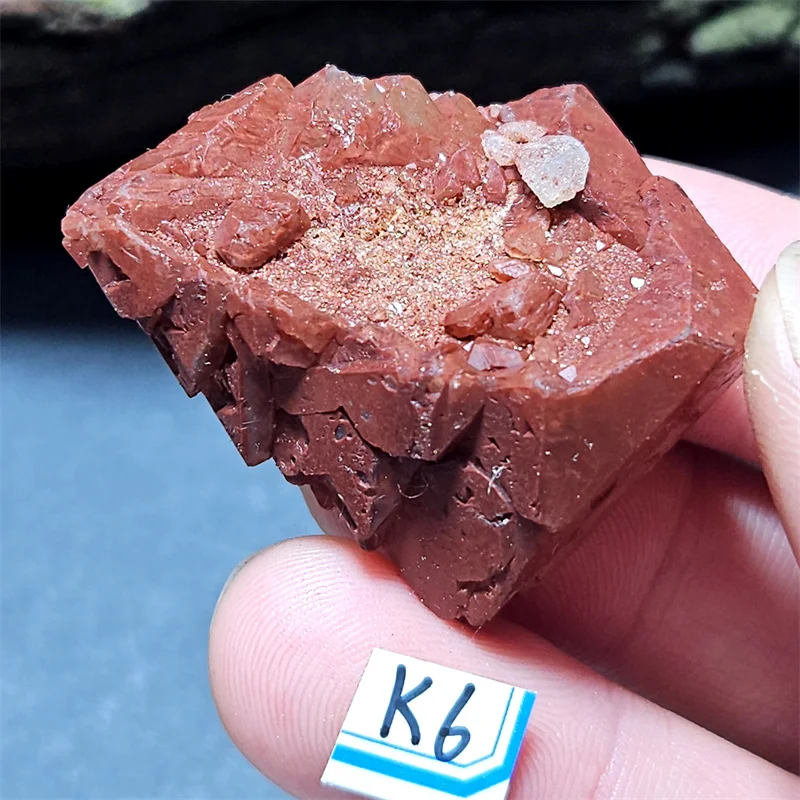 Natural red quartz  Mineral specimen cluster Stones and crystals Home Decor