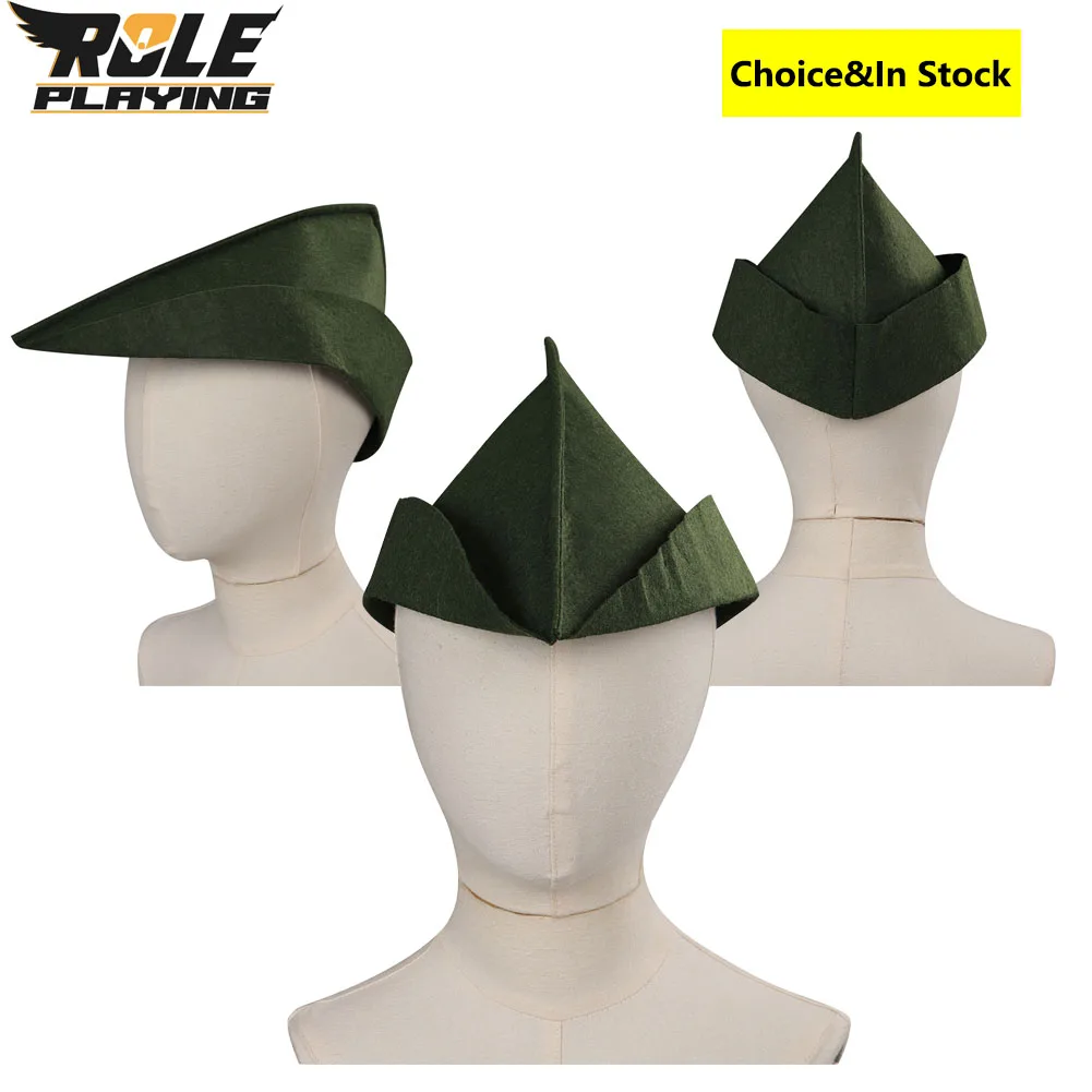 Wendy Pan Cosplay Fantasia Accessori Peter Cappello Bambini Ragazzi Travestimento Fantasy Cap 2023 Film Halloween Carnevale Festa Disfraz Prop