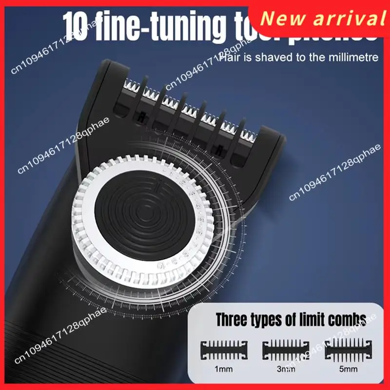 ماكينة تشذيب اللحية الكهربائية N89R للرجال - مقاومة للماء، واقي قابل للتعديل، متعددة الاستخدام للتشذيب والحواف والحلاقة، للاستخدام الرطب/الجاف