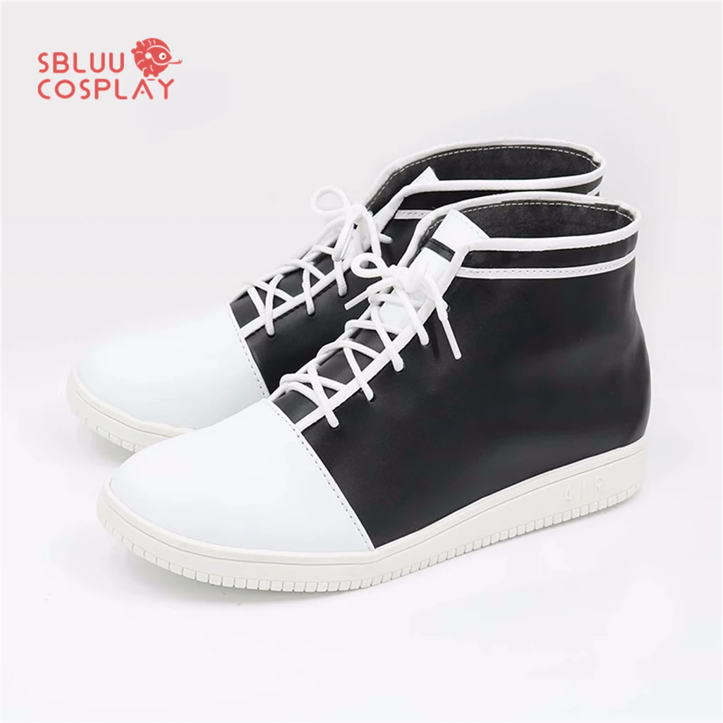 SBluuCosplay Virtual YouTuber Nekomata Okayu Scarpe Cosplay Stivali su misura