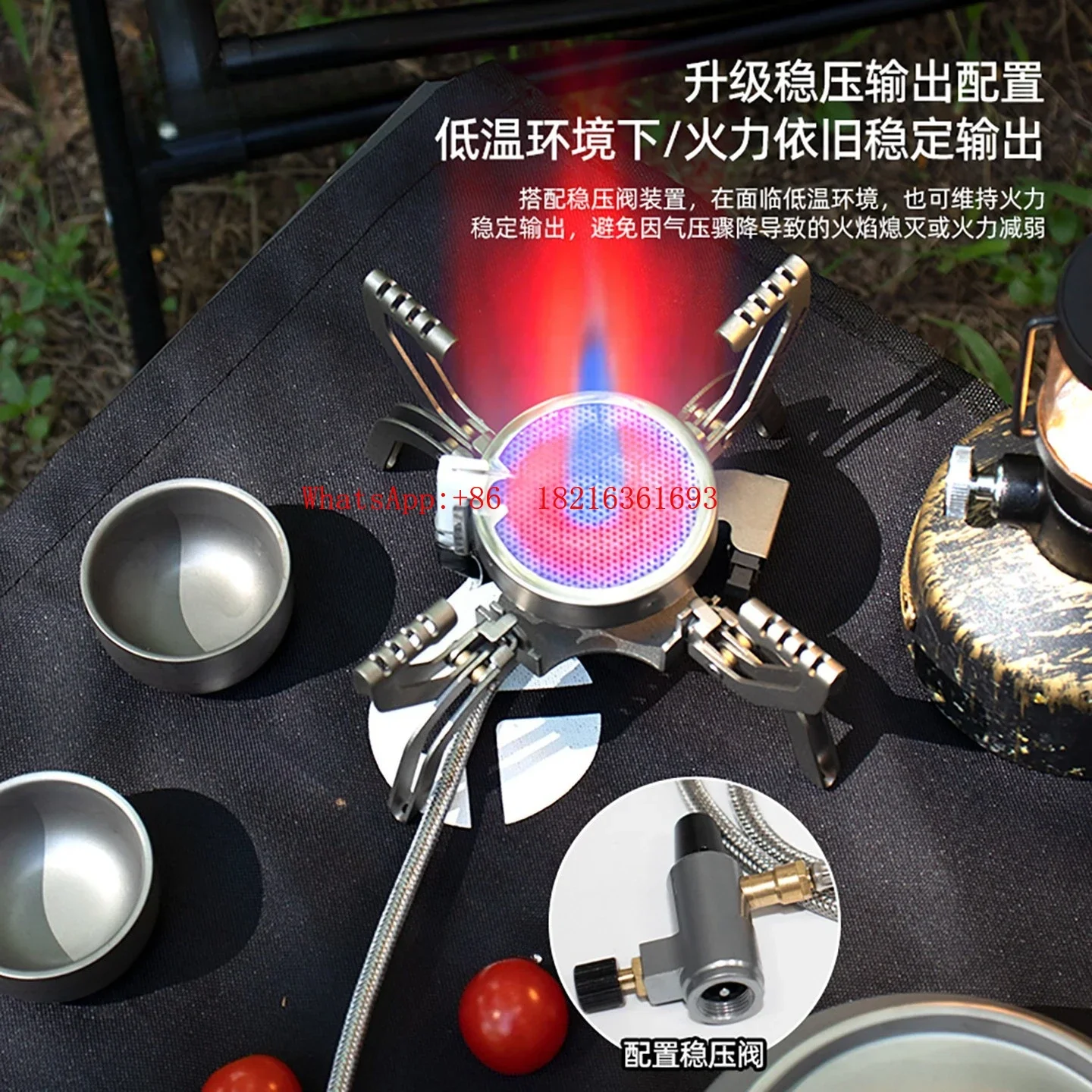Limited Offer New Regulated Split Type Box Furnace Outdoor Camping Portable Fuel Stove Head Accessories