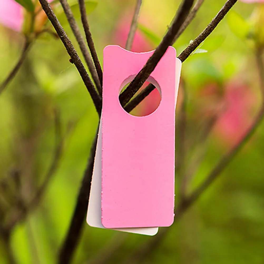 

500 PCS Pink Marking Plant Identification Stakes and Labels Flower Pot Tag Markers Garden Plants Tags Hanging Signs
