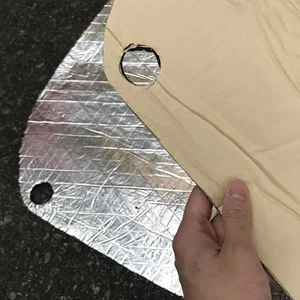 Esteira de isolamento térmico do tronco traseiro do carro, protetor de almofada de alumínio, decoração do tapete para Benz, Smart 451, Fortwo, 09-14, acessórios 6 principais vendas chinelos sublimação - №6