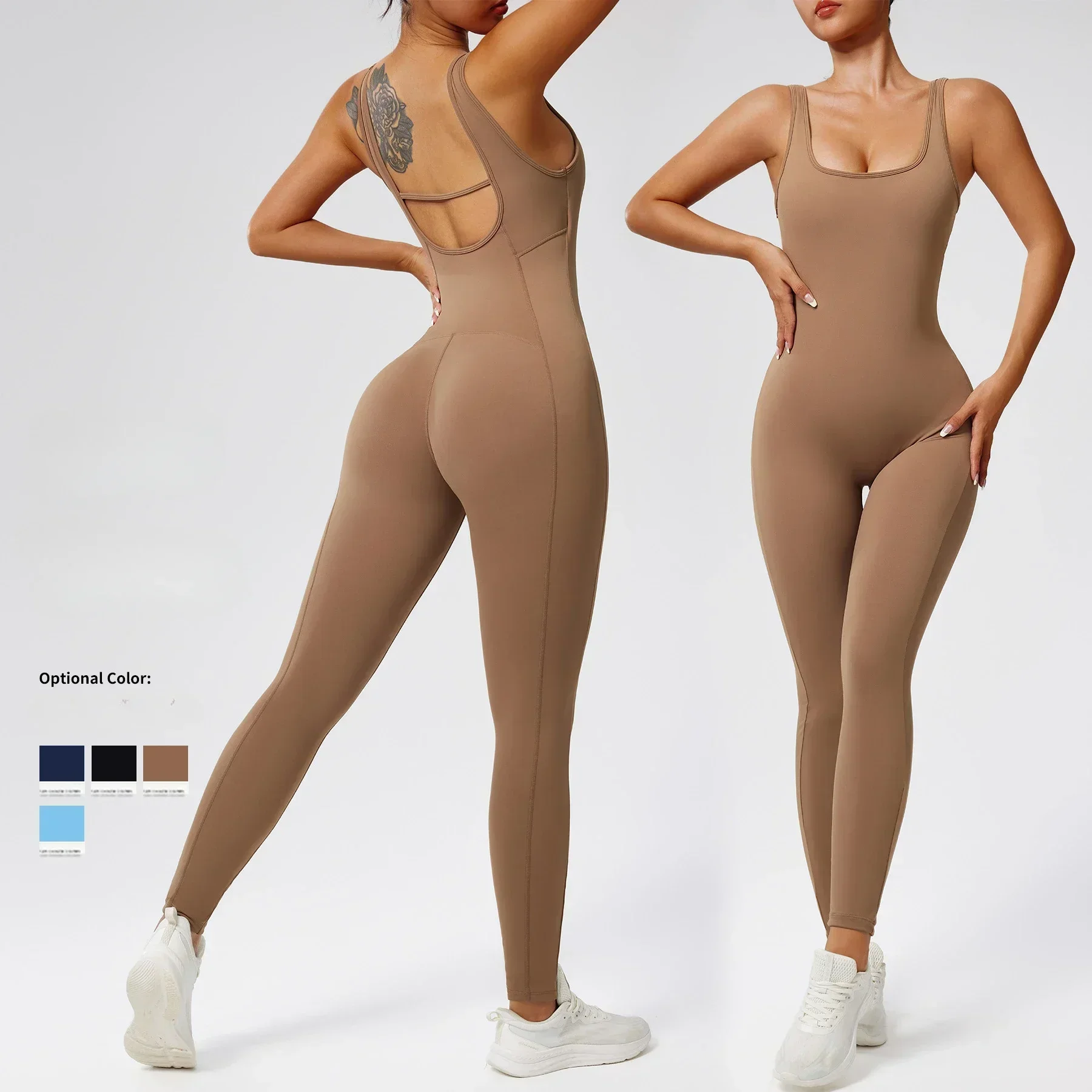 Ensembles de yoga sans couture pour femmes, combinaisons en polymères de poitrine, taille haute, levage de la hanche, vêtements d'entraînement trempés, leggings de gymnastique