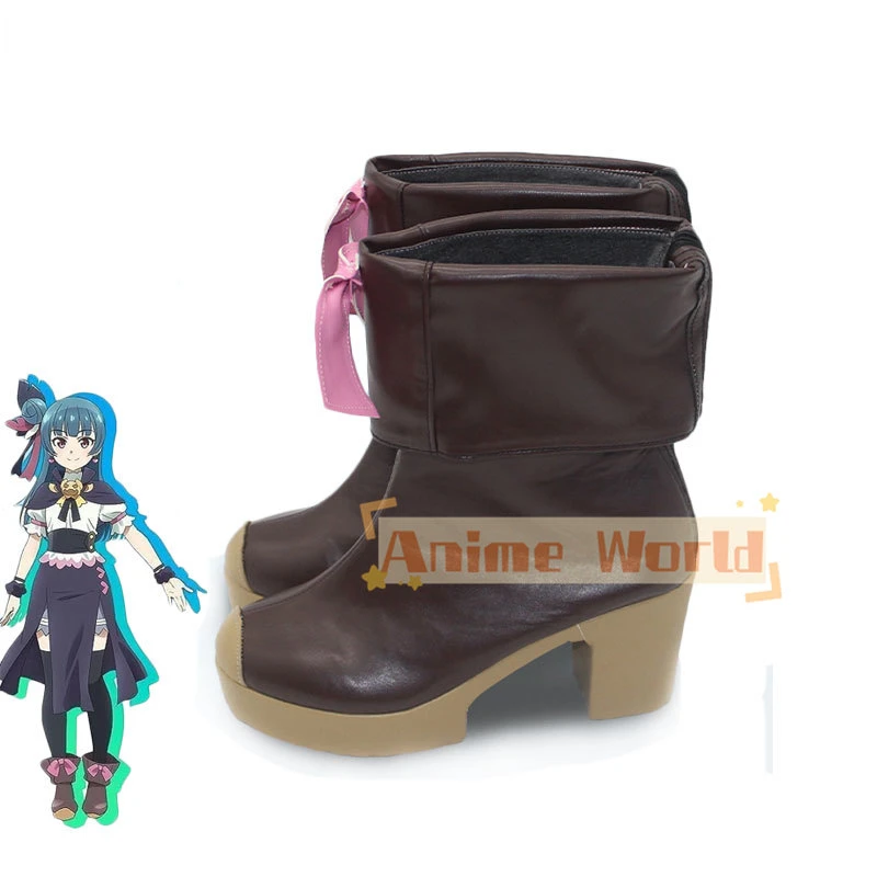 Jeu Lovelive Sunshine Yohane Cosplay chaussures Halloween carnaval bottes chaussures en polyuréthane Cosplay accessoires sur mesure