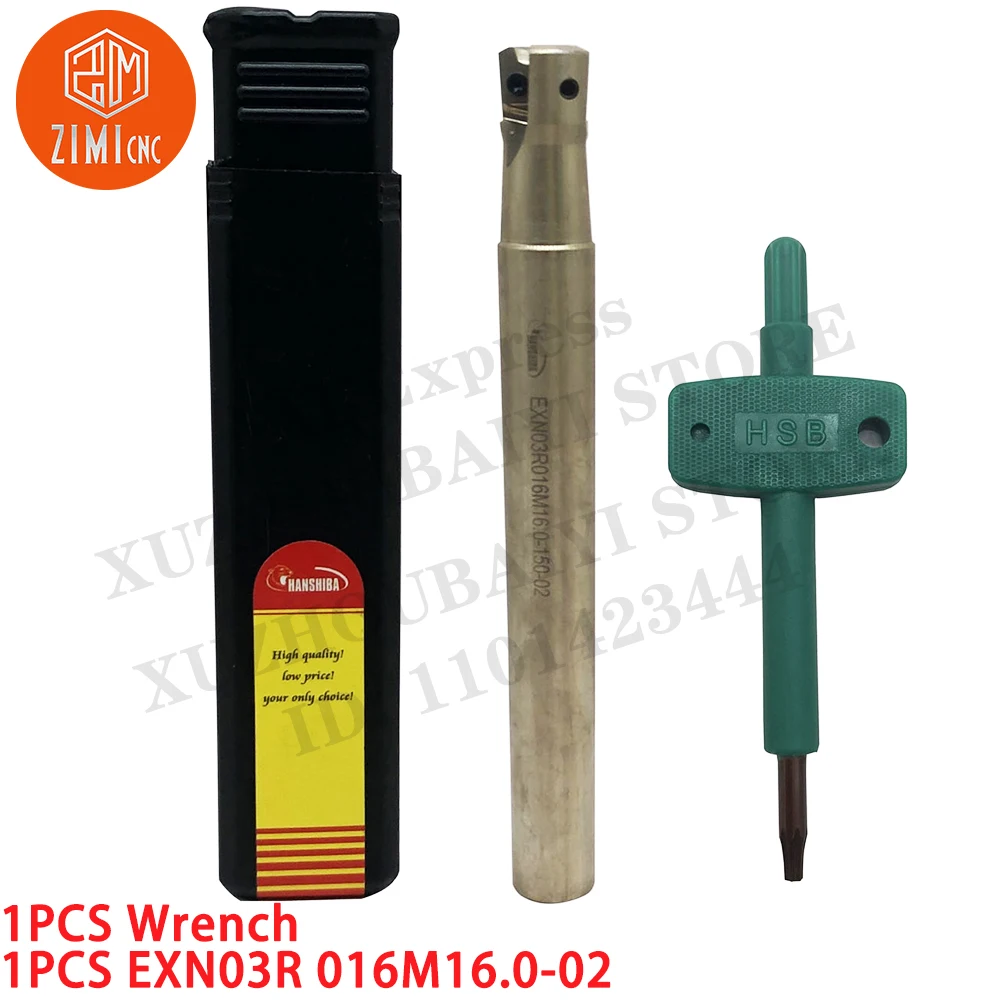 1 шт EXN03R 016M16.0-02 2 канавки, быстрая подача двухсторонний фрезерный патрон Для вставок LNMU0303 инструменты с ЧПУ токарный станок по металлу режущие инструменты