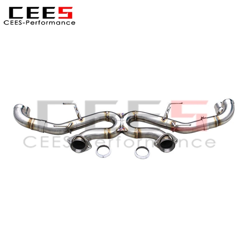 CEES Stainless Steel Racing Exhaust System Sport Axle Exhaust Pipes for Aston Martin DB11 V12 5.2L 2016-2019 Exhaust Auto Parts