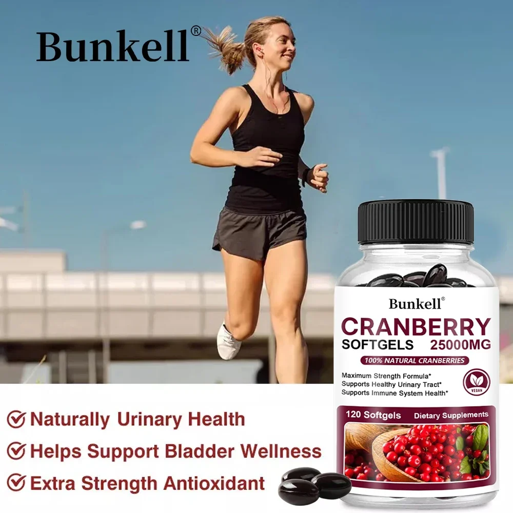 Cranberry Extract Supplement - Urinary Tract Health Capsules To Boost Immunity