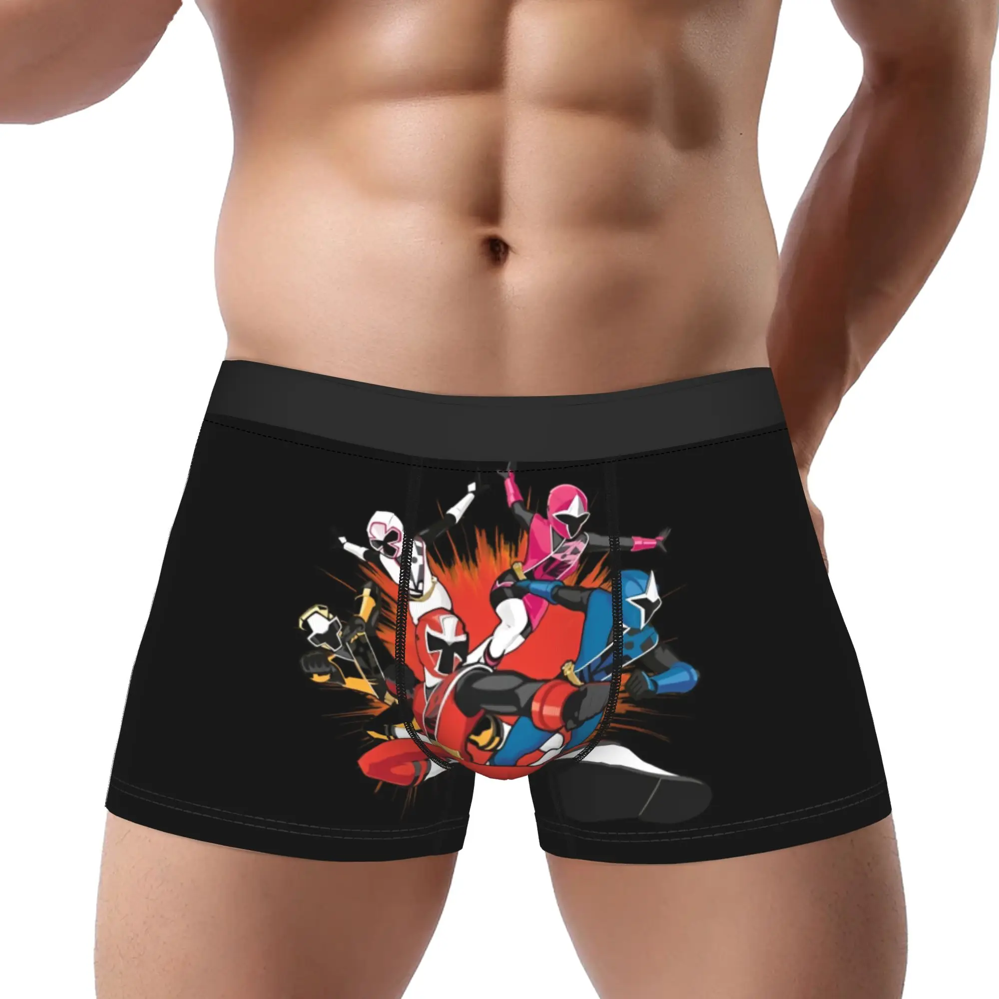 adults 18 plus Ranger Fight boxers  Underpants Homme Panties Men's Underwear Ventilate Shorts Boxer Briefs