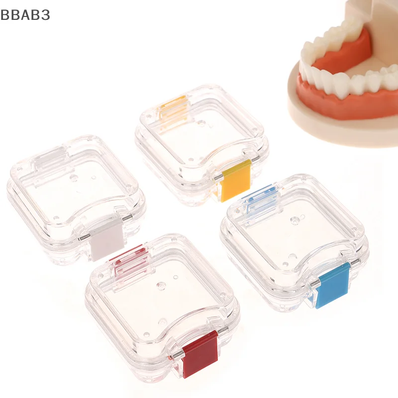 

Y Denture Storage Box With Film Dental Crown And Bridges No Slots Available Tooth Box Plastic Transparent Dentistry Membrane Box
