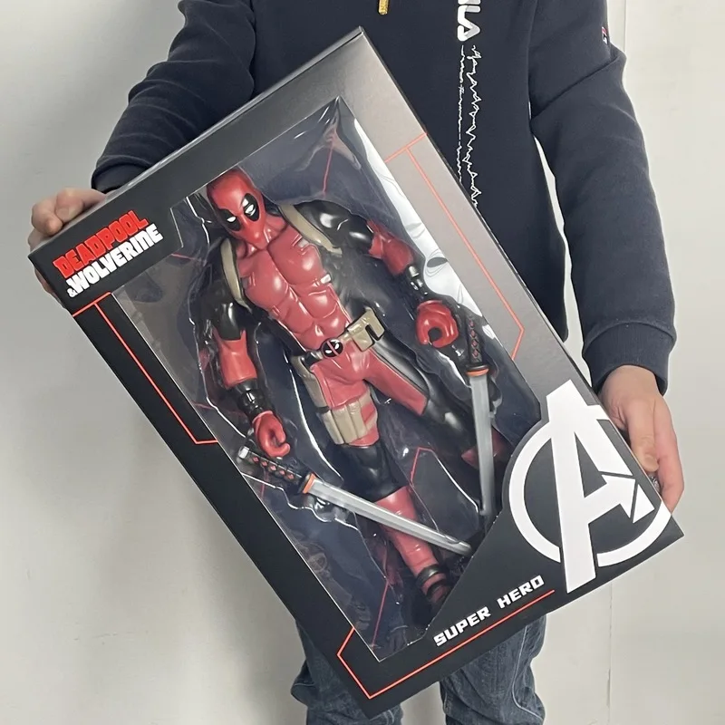 

Коллекционная фигурка Marvel: Дэдпул и Росомаха, увеличенная, высококачественная, для взрослых, настольное украшение