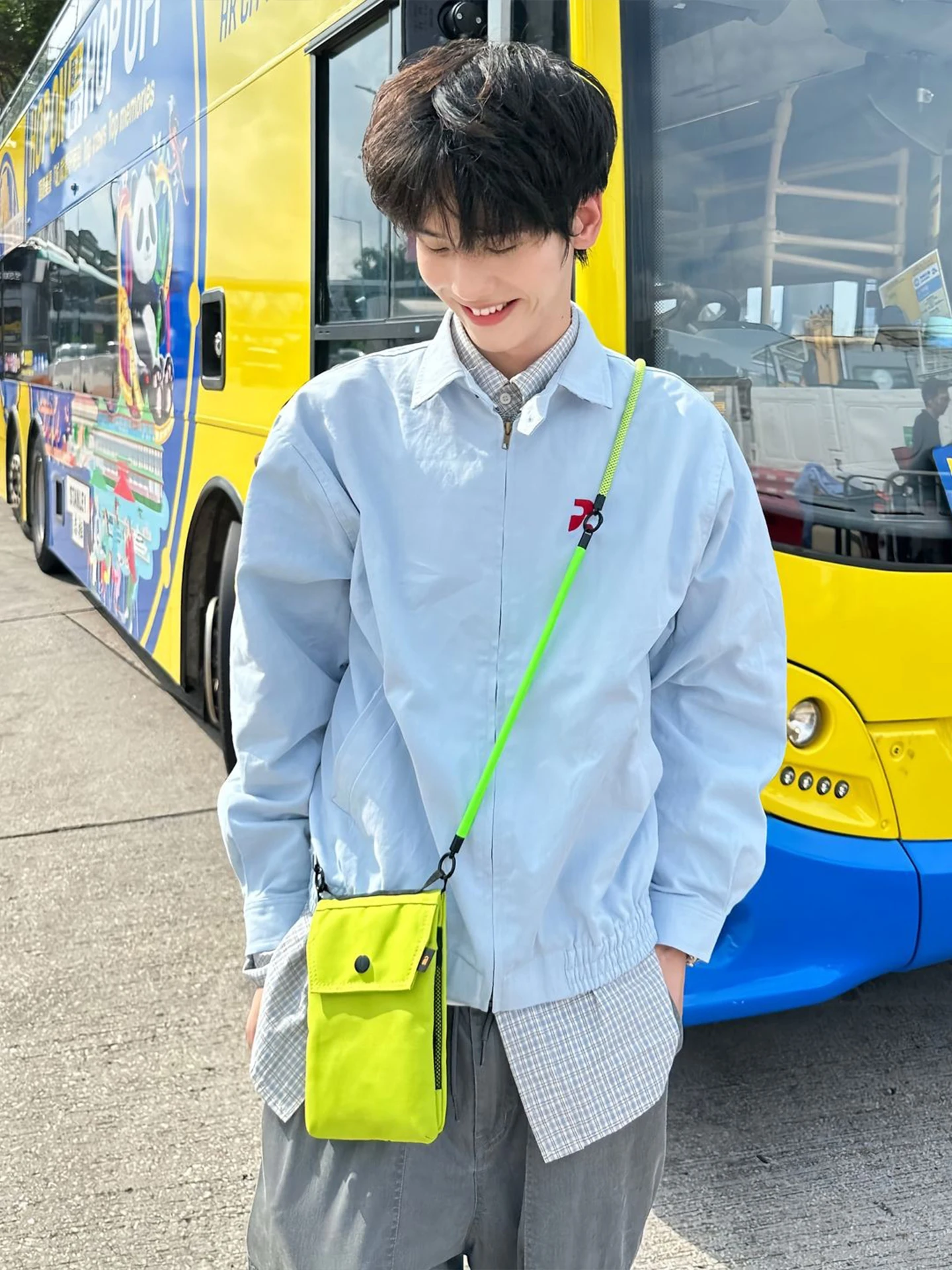 

Мужская куртка-харрингтон American Sle Blue для весны и осени, повседневная, в стиле Cleanfit, для пар, бейсбольный костюм, приталенный крой, с эффектом потертости