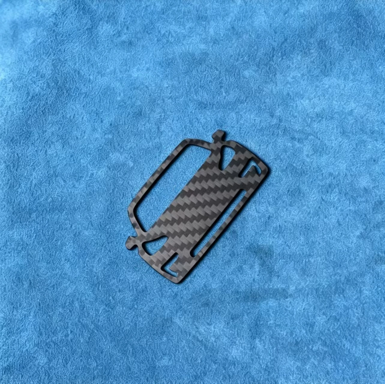 Real Carbon Fiber Key Chain Pendant For Tesla Model 3 Model S Model X Car Decor Accessories