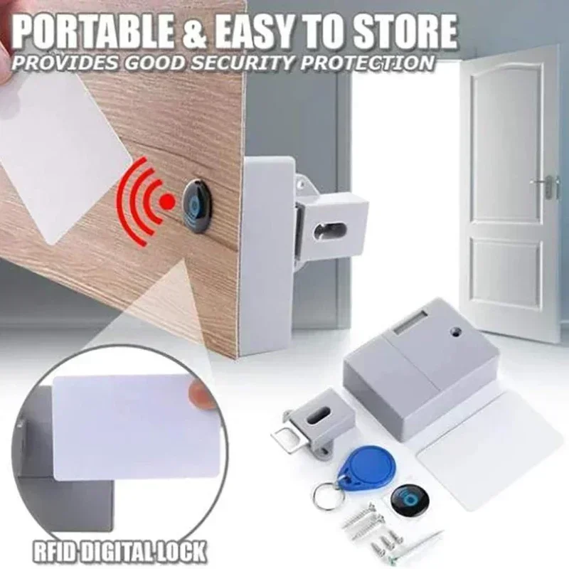 Imagem -02 - Inteligente Sensor Gaveta Lock Sensor Smartlock Inteligente Faça Você Mesmo Invisível Hidde Digital Lock Sensor sem Furo Perfurado