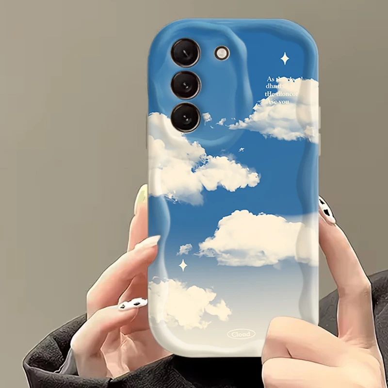 Case For Samsung S26 Ultra Cases Galaxy A57 Case Clouds Sky Phone Case For S25 FE S24 S23 S22 Plus A17 A37 A56 A55 A54 A53 Cover