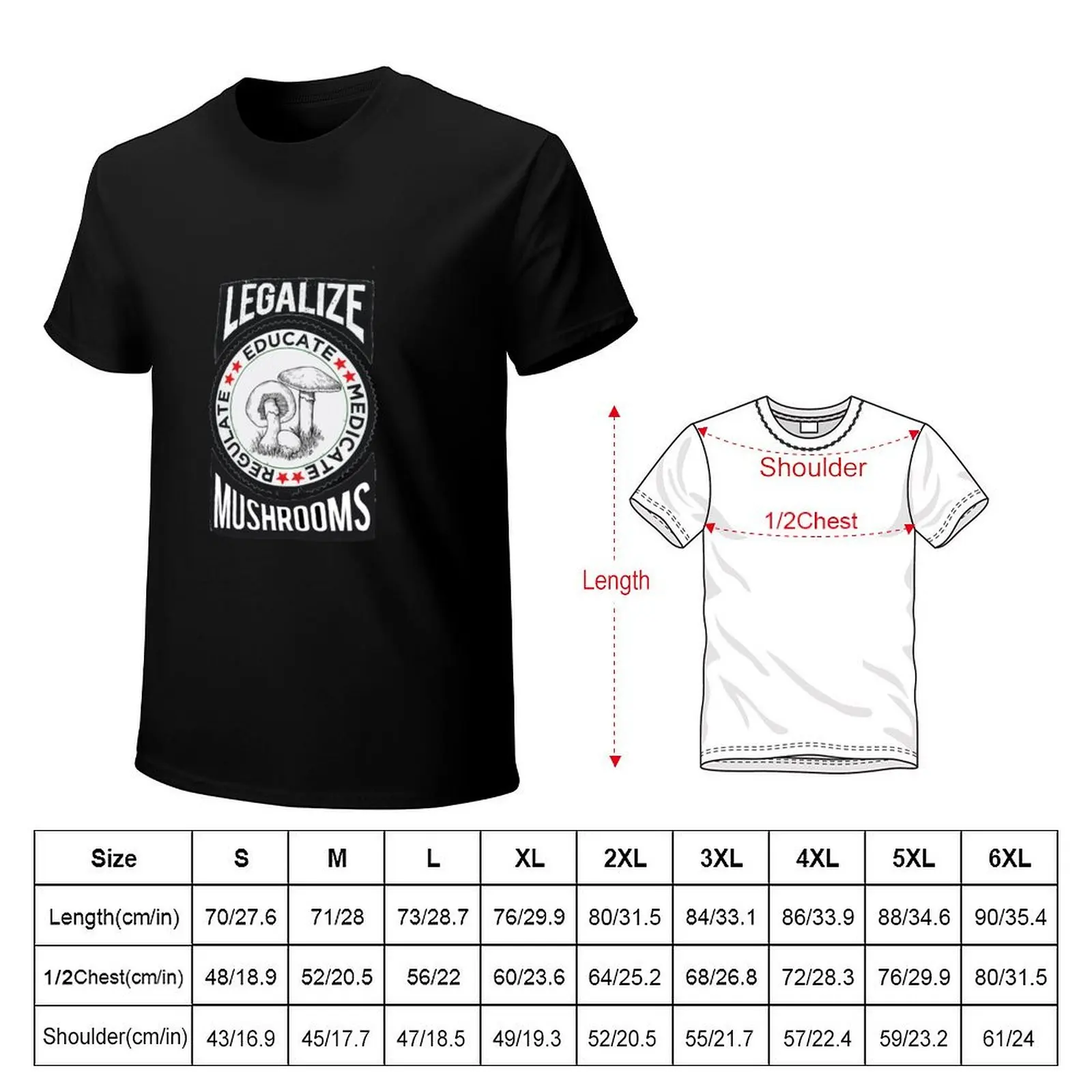 Legalize Mushrooms - Educate, Regulate, Medicate - Colorado 2019 T-Shirt essential t shirt T-Shirt