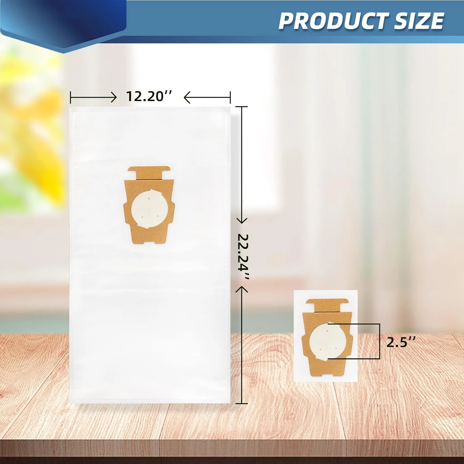 Vacuum Bags Fit for Kirby Part 205811 204814 204811 Universal Cloth Bags Fit for Kirby All Generation & Sentria Models