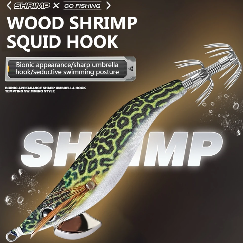 WALK FISH Garnalen- en inktvis - Fishing Hook Jig recensie en prijs