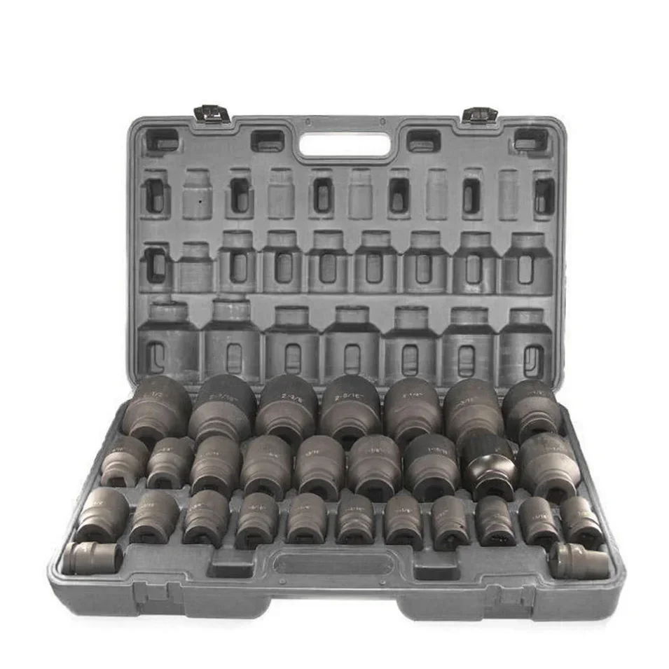 Truck Impact Socket Spanner Socket Set Wrench Repair Hand Tools Kit