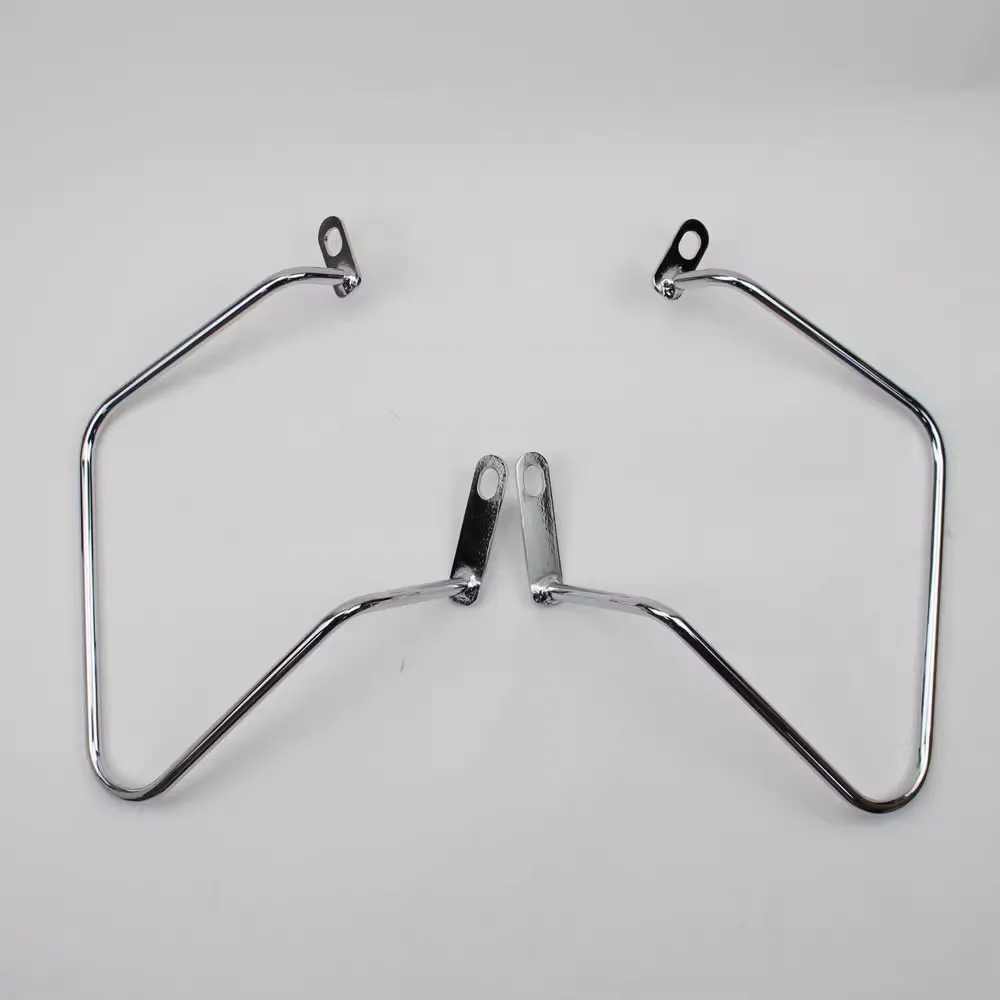 Motorcycle Side Bag Case Holder Brackets for Kawasaki W40 W800 W650 - Universal Fit Side Bag Mounting Kit