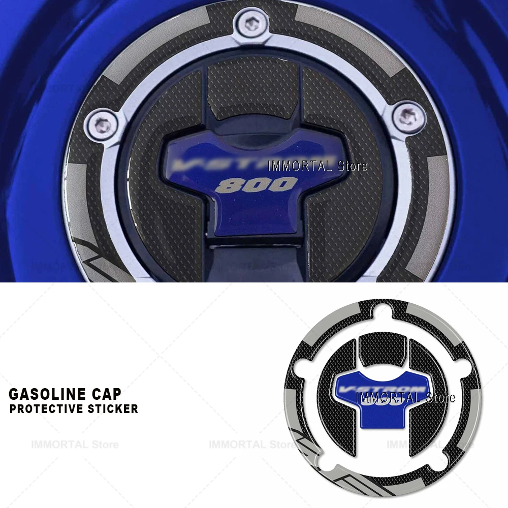 V-Strom 800SE Fuel Tank Pad Cap Motorcycle Sticker 3D Epoxy Resin Protection Sticker For V-Strom 800 SE 2023