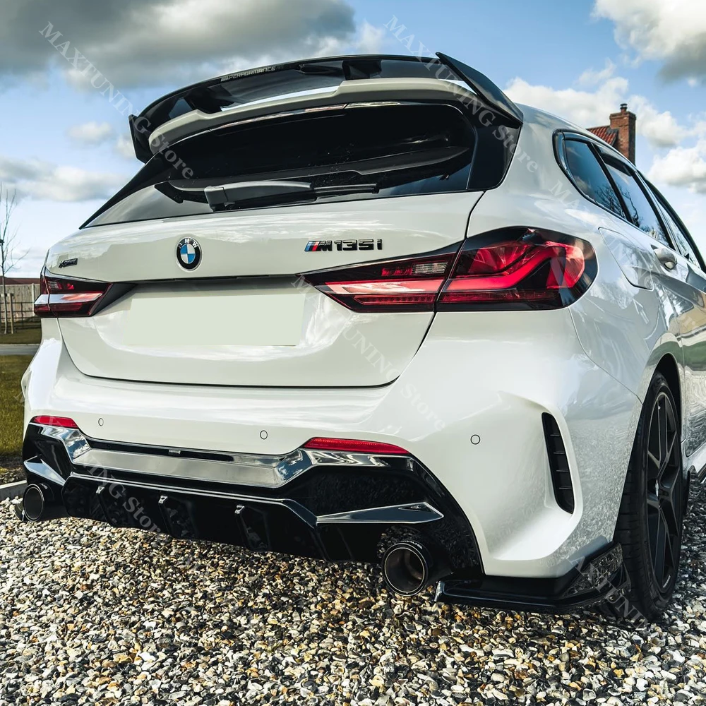 

M Performance Rear Bumper Diffuser Lip Splitter Protector Parts For BMW 1 Series F40 128ti M135i 118i 120i 120d M Pack 2019-2024