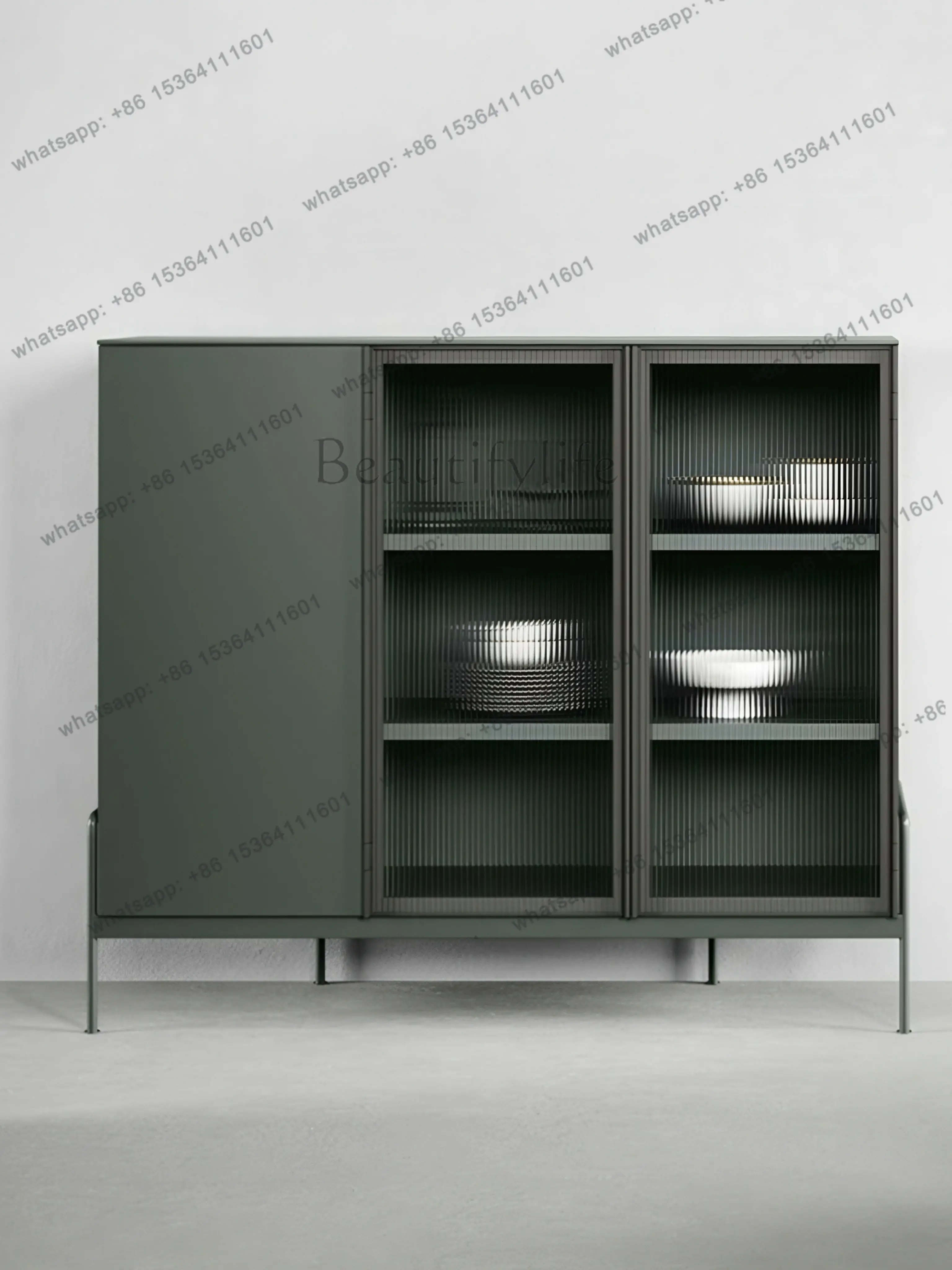 Factory Direct Modern Simple Painting Side Cabinet Nordic Light Luxury Storage Balcony Cabinet
