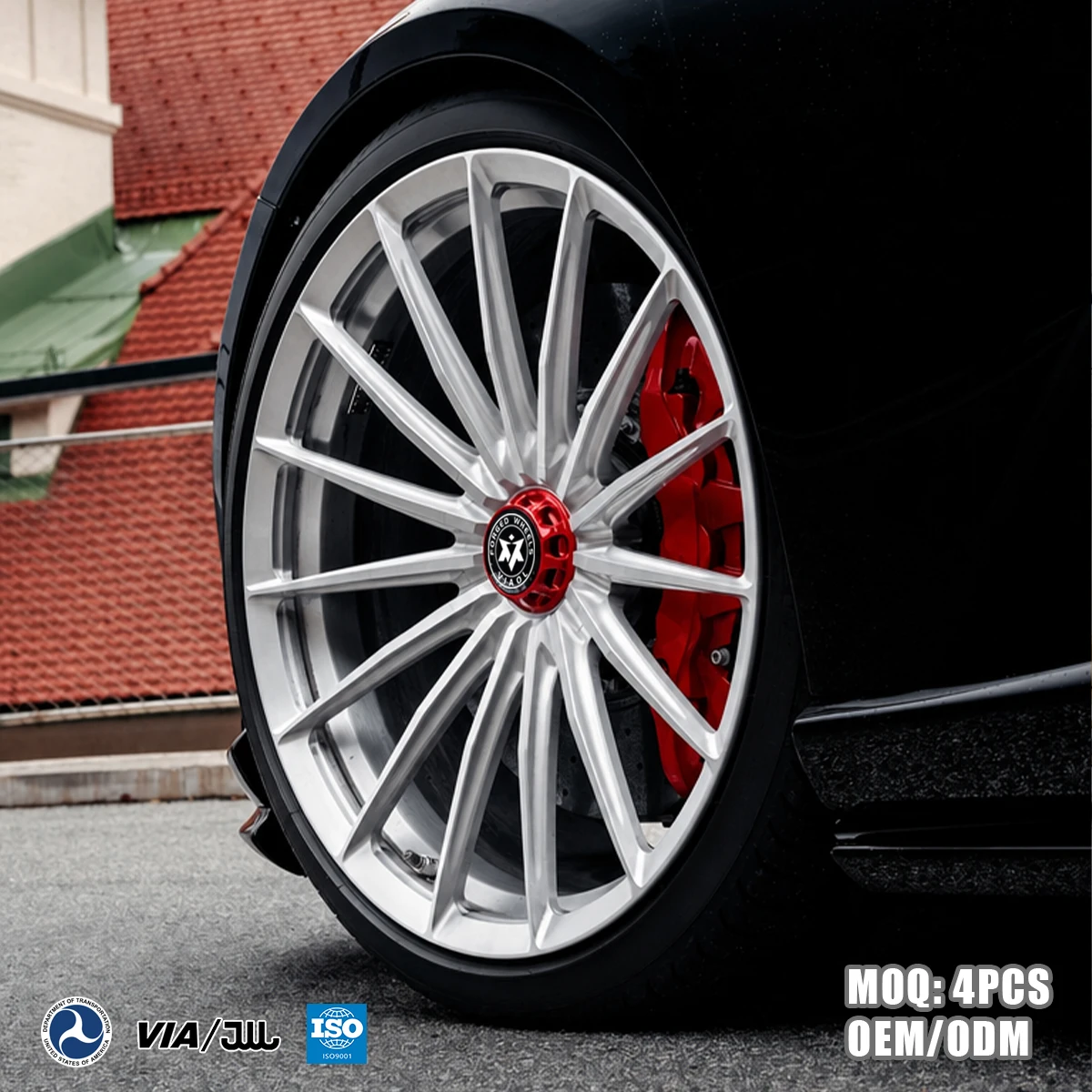 Custom Forged Monob 15 Spoke Wheels 19 20 21 22 24 Inch 5x112 5x130 Center  Cover Rims Fit for Porsche Ferrari BMW