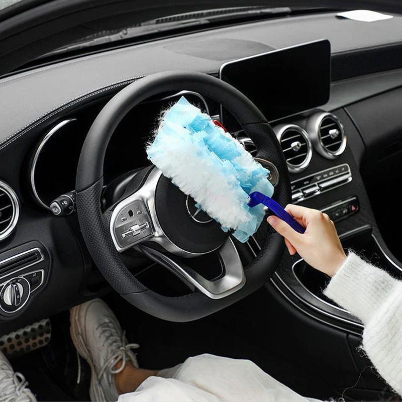 Dusting Brush Disposable Electrostatic Absorbent Fiber Duster Air-condition Car Furniture Cleaning Microfiber Household Duster