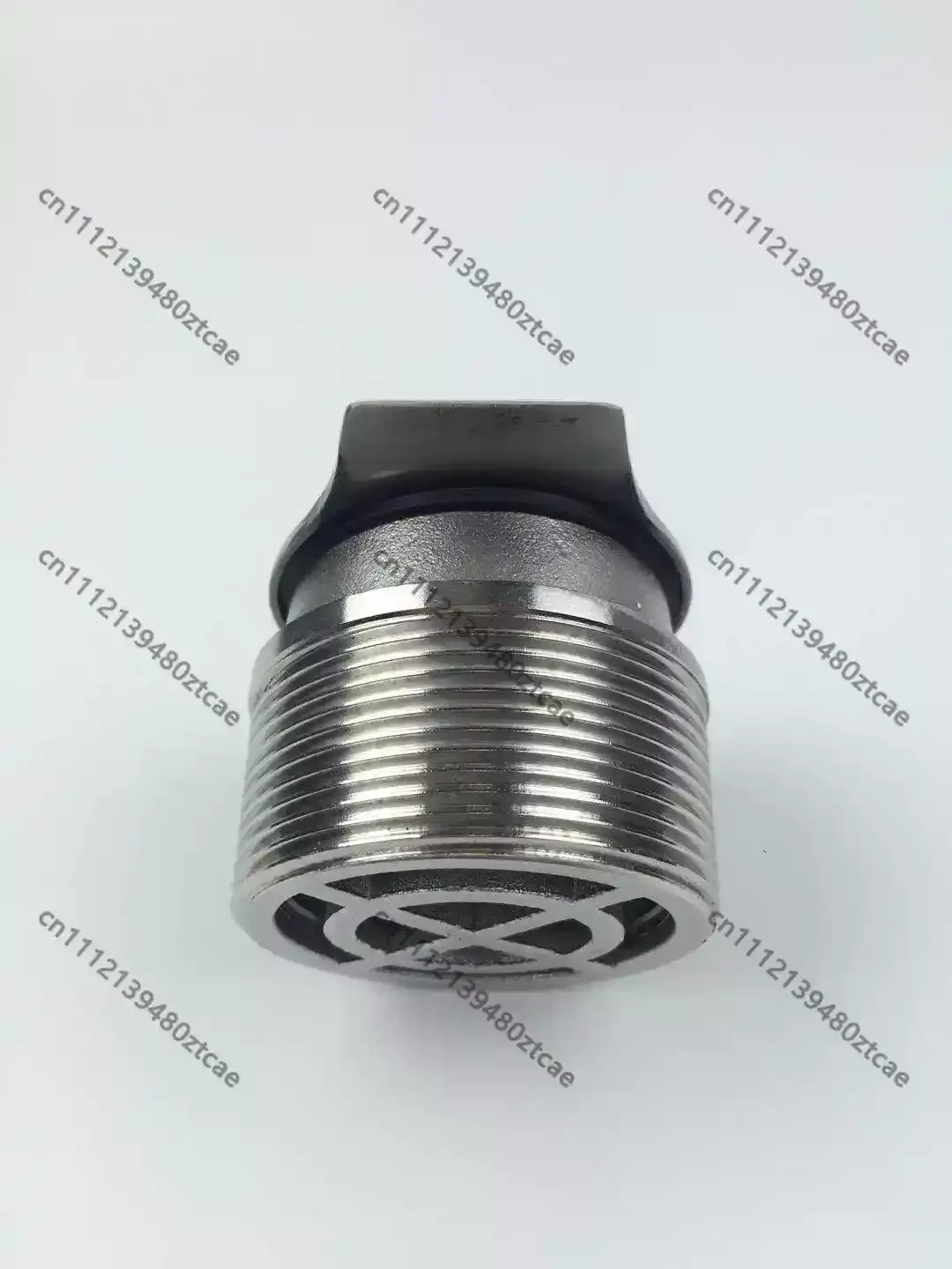 Cleanroom Closed Vacuum Wall Valve 304 Stainless Steel Male Thread Dust Removal End Fitting