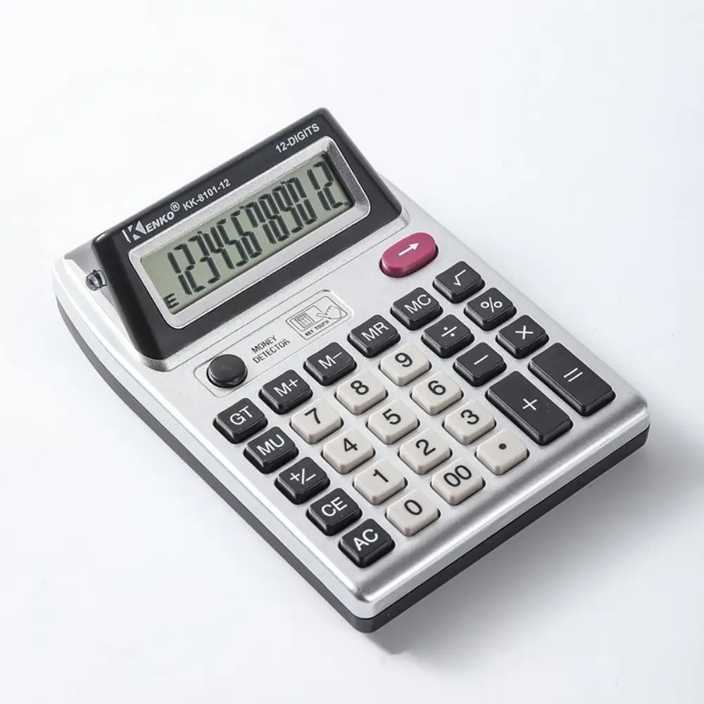 Dual Screen 12 Digits Calculator Multifunctional Large Screen Display Financial Accounter Calculator Stationery