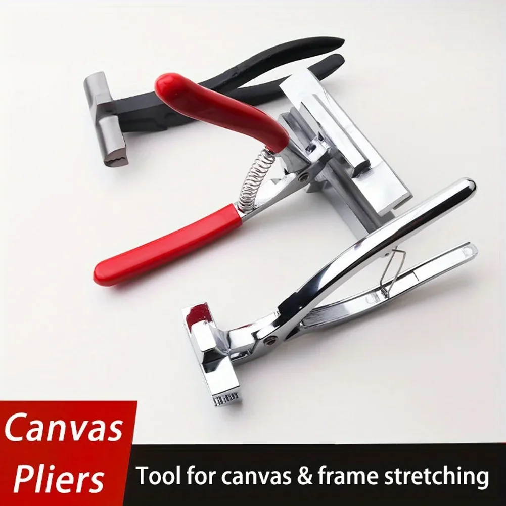 Canvas Pliers Wide-Mouth Alloy Professional Stretcher for Oil Painting and Framing Tool Spring Handle for Stretcher Bars Artist