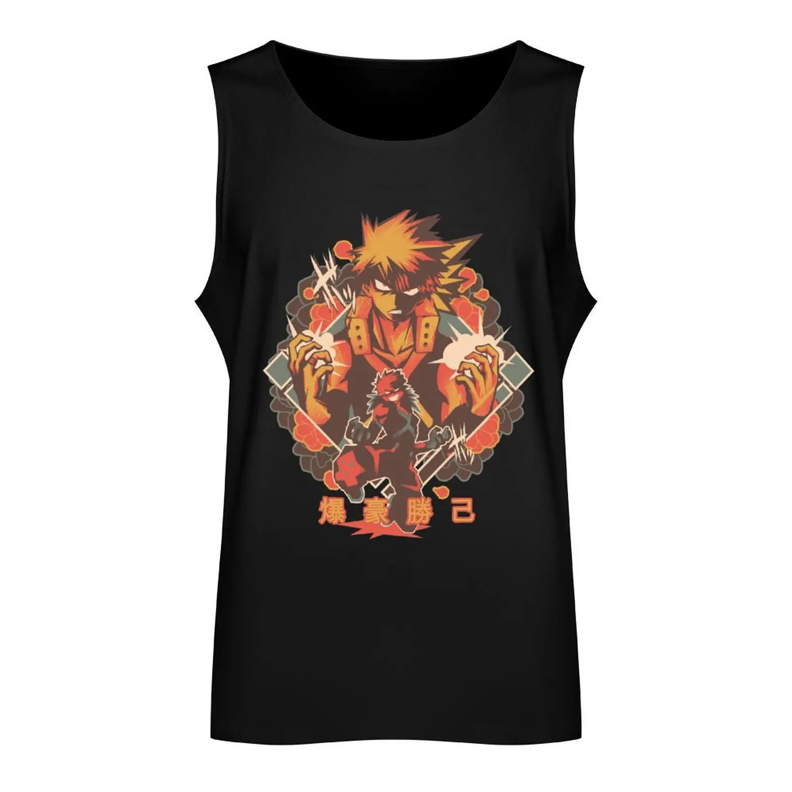 Rival hero Kacchan V2 Tank Top basketball men clothings gym clothes man fitness t shirt gym