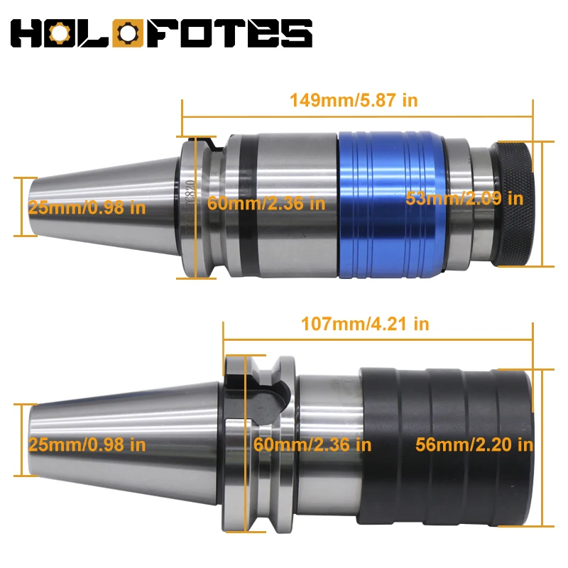 BT40-TC820 Telescopic Torque Tapping Tool Holder BT-GT Tapping Collet Chuck Heavy Cutting Stabilization for CNC Machine Tools