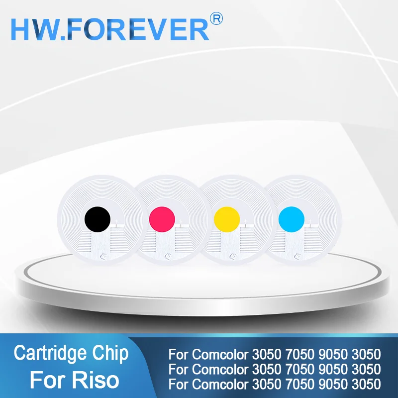 

Для Riso S-6300 S-6301 S-6302 S-6303 чип картриджа с чернилами для принтера Comcolor 3050 7050 9050, одноразовый чип, одноразовые чипы