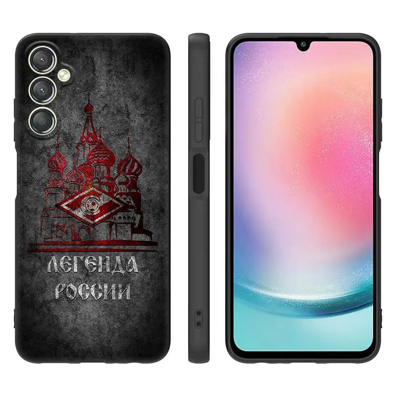 Russian Spartak Moscow Case For Samsung Galaxy A15 A14 A05 A34 A54 A52S A53 A33 A23 A24 A13 A12 A22 A32 A50 A51 A70 A71 A73 5G