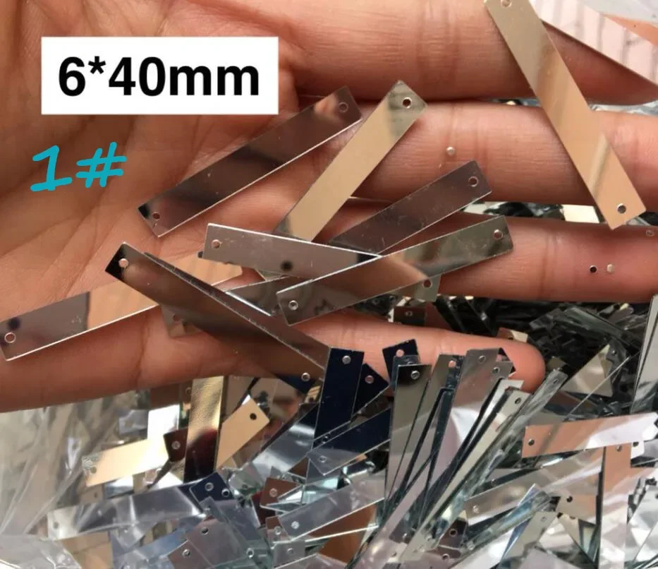 

Wholesale 500g Silvery,Gold,Black,White,Purple Rectangle Sequins,Diy Craft Gift Decoration Material 6*40MM Rectangle Sequins