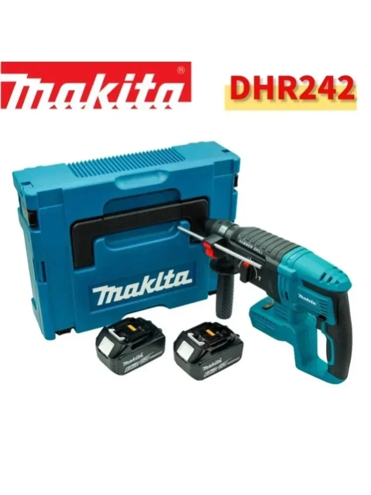Neuer Original Makita DHR242 18V Bürstenloser Akku-Bohrhammer 24mm Beton 4700 IPM 3-Modus Hochleistungs-Profi-Werkzeug