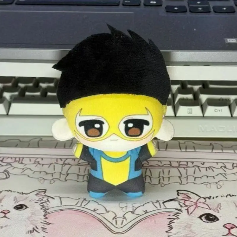 New 10cm Mark Invincible Plush KeyChain Doll Cartoon Cute Anime Peripherals Collection Toy Kawaii Birthday Gift