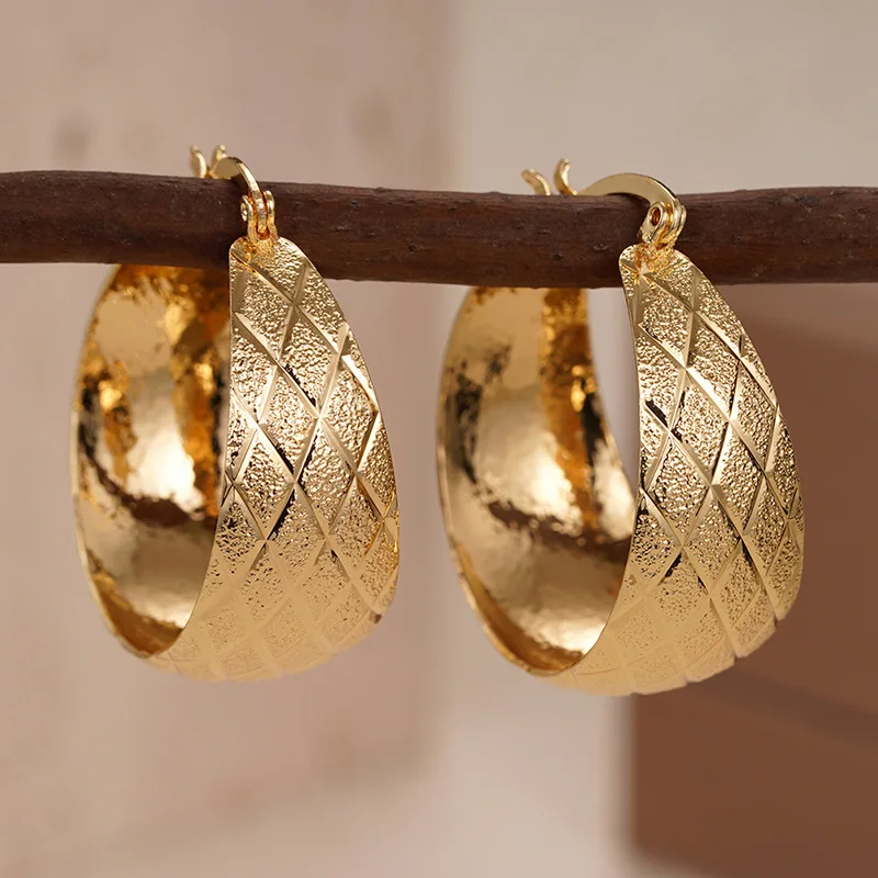 

HIBRIDE Retro Hong Kong Style Everyday Women's Earrings Dress Accessories Jewelry Suitable for Wedding Party Travel Gifts E323