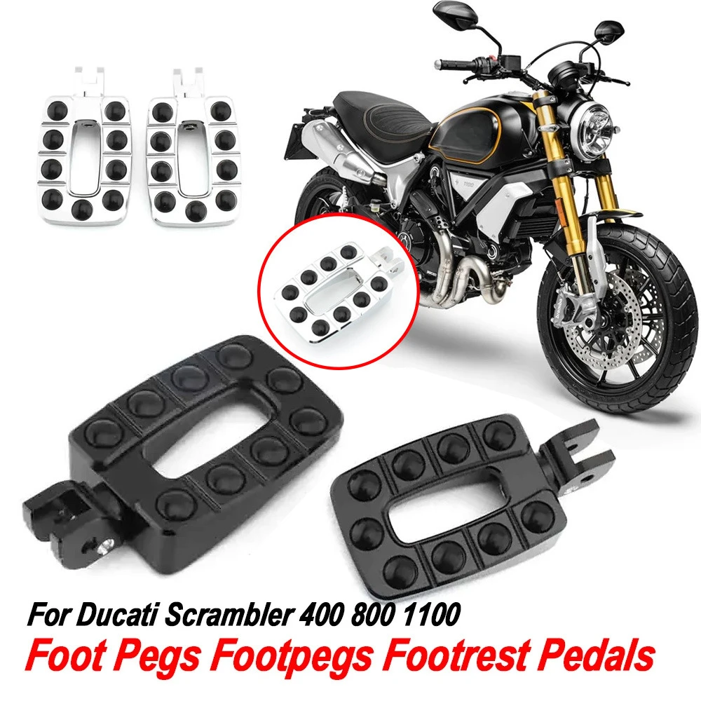 

Motorcycle Foot Peg Footpegs Footrest Foot Pedals Non-slip For Ducati Scrambler 800 400 1100 Sixty2 Classic