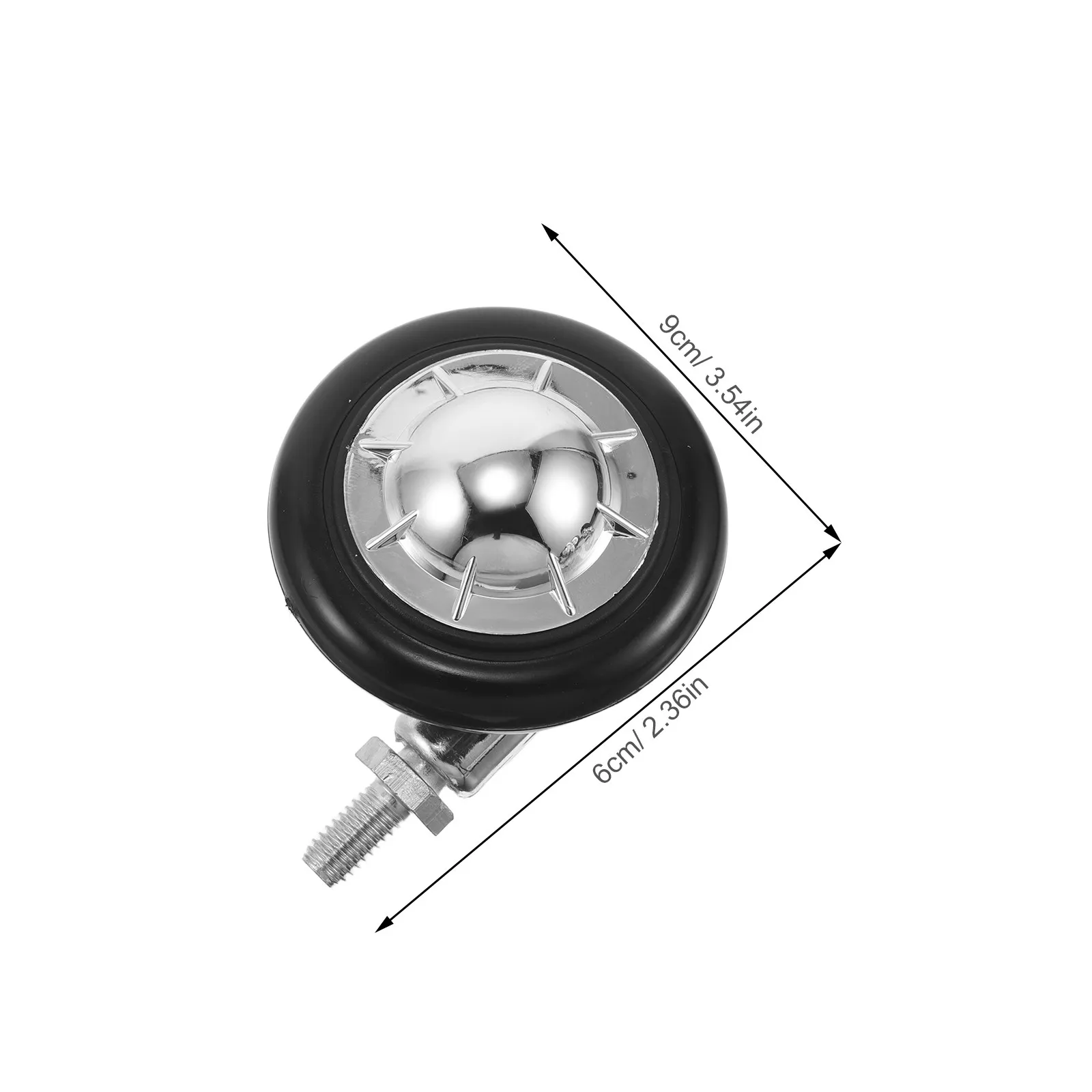 4Pcs Replacement Casters Office Chair Nylon Plastic Swivel Wheels M8 Threaded Stem Mount Smooth Rolling Chair Wheels for Desk