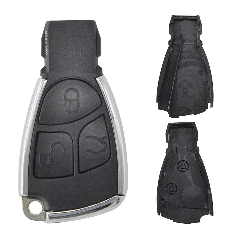 HE Xiang Car Remote Key Shell Case For Mercedes Benz A B C E Class W203 W204 W205 W210  W211 W212 W221 Replace Modified Housing