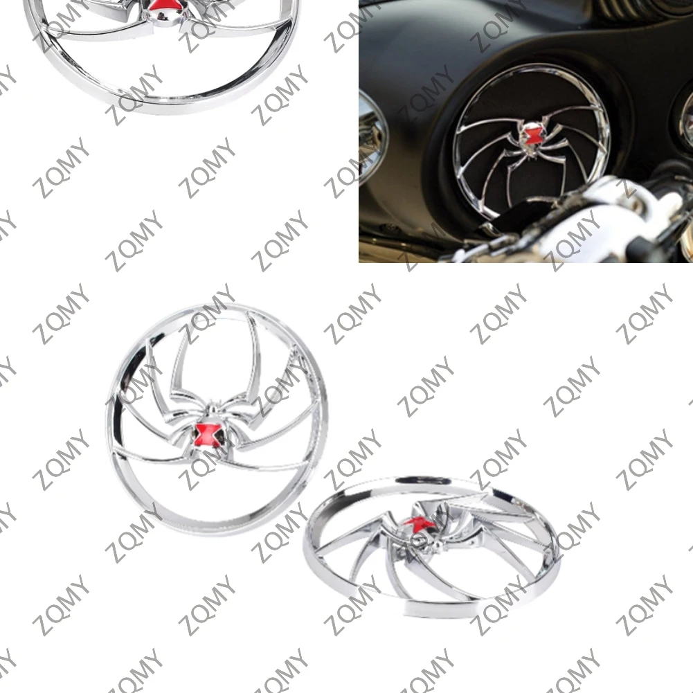 

Крышка для динамика двигателя Grills Spider для Harley Davidson Touring /Electra Glides/ Street Glides/ Trikes модель 1996-2013