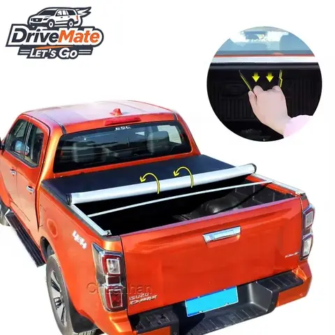 Soft Tri-Folding Tonneau Cover  Ranger Chevrolet Colorado Foton Tunland Roll-Up Truck Bed Cover 1500 Silverado Models