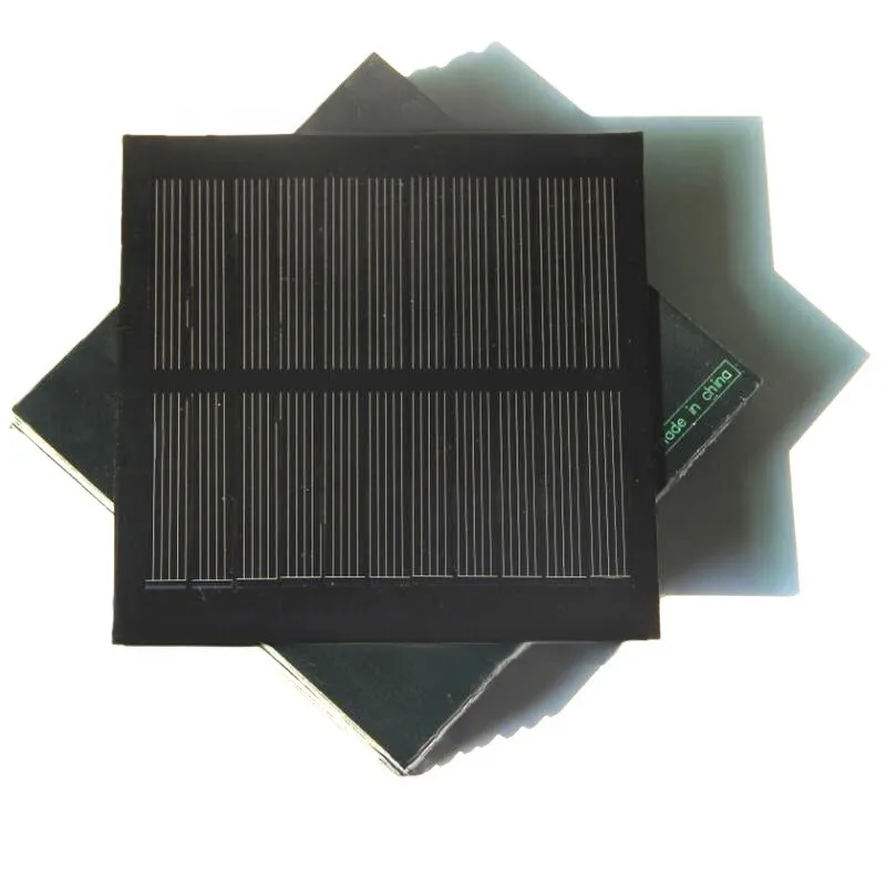 Portatile 1.2 W 5.5 V Mini Cella Solare Monocristallina Pannello Solare Modulo Solare Fotovoltaico FAI DA TE Caricatore Solare HA CONDOTTO LA Luce 98*98 MM 10 PZ