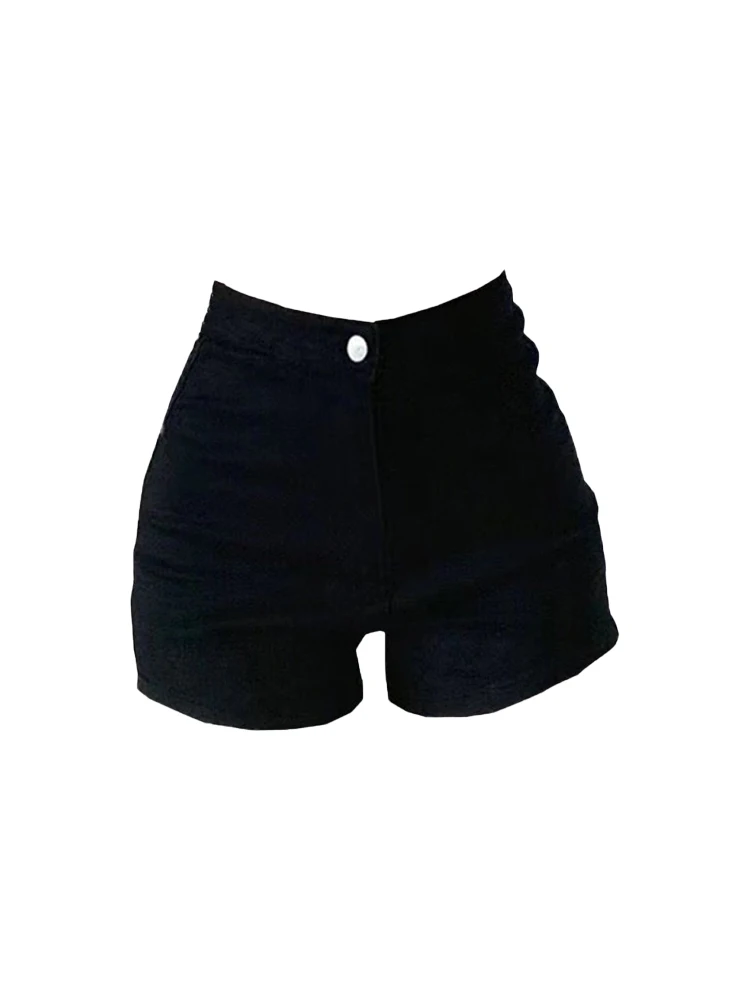 Hoge Taille Bla Skinny Denim orts Vrouwen Zomer Afslanken Hot Pants Sexy Meisje Wrap rond een Lijn orts Pendelen Sle Jeans